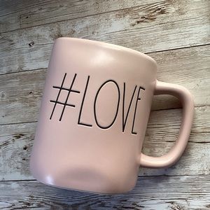 Rae Dunn # Love Pink Mug